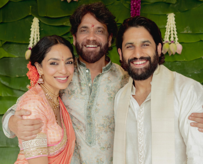 Naga Chaitanya and Sobhita Dhulipala engagement ceremony