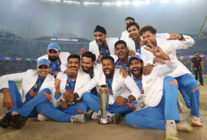 India lift third Champions Trophy