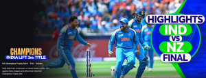 India lift third Champions Trophy